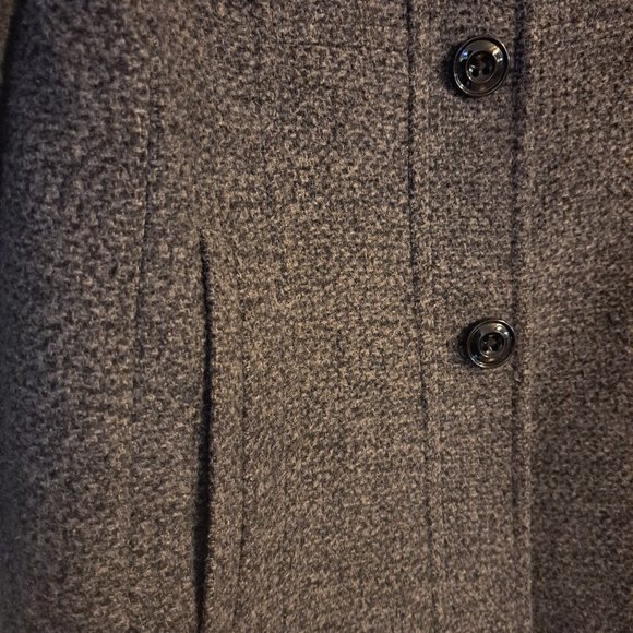 London Fog Dark Grey Wool Coat - Picture 4 of 8